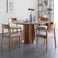 Round Dining Table Set 1/3/4/5/7 Pcs Ash Solid Wood Dining Table and Chairs