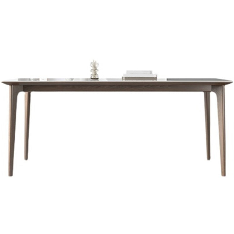 Modern Style Sintered Stone Dining Set Wood 1/2/3/4/5/7 Pieces Dining Set