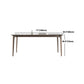 Modern Style Sintered Stone Dining Set Wood 1/2/3/4/5/7 Pieces Dining Set
