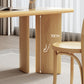 Modern 1/3/4/5/7 Pieces Rectangle Dining Set Solid Wood Dinette Table with Chairs Clearhalo 'Dining Room Sets' 'Dining Tables & Seating' 'dining_room_set' 'furn' 'furn_dining_room_set' 'Furniture' 'Kitchen & Dining Furniture' 5927142