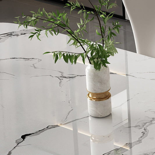 Conjunto de mesa de comedor de piedra contemporánea 1/2/5/7 piezas de comedor para uso en el hogar