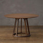 Mesa de comedor redonda moderna, mesa de comedor de madera maciza de 1/2/5 piezas con sillas