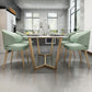 Contemporary Rectangle Table Set 1/2/5 Pieces Dining Set for Home
