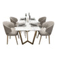 Contemporary Rectangle Table Set 1/2/5 Pieces Dining Set for Home