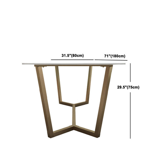 Juego de mesa rectángulo contemporáneo 1/2/5 Piezas de comedor para el hogar