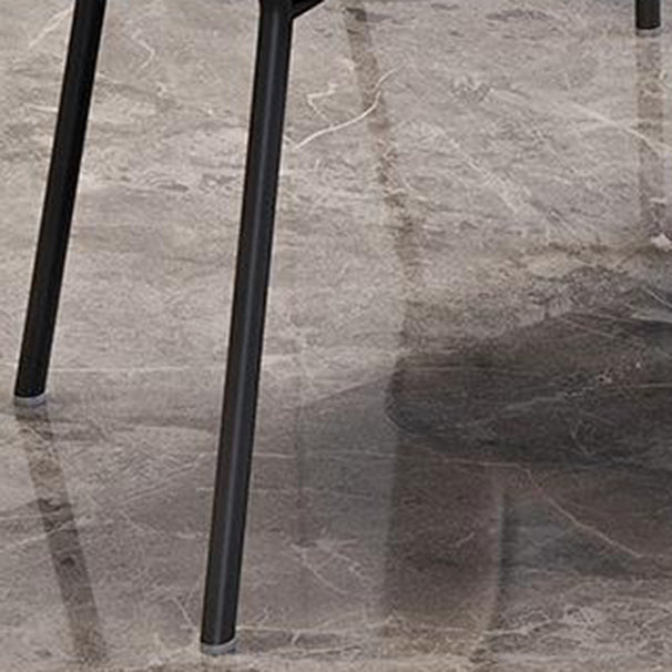 Modern Sintered Stone Dining Set Round 1/2/3/4/5 Pieces Dining Set for Home Use