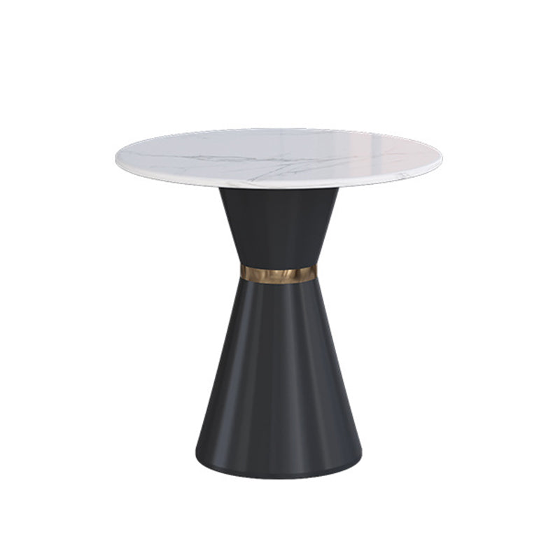 Eigentijdse faux marmeren eettafel set rond 1/2/3/4/5 stukken dinerset voor thuisgebruik