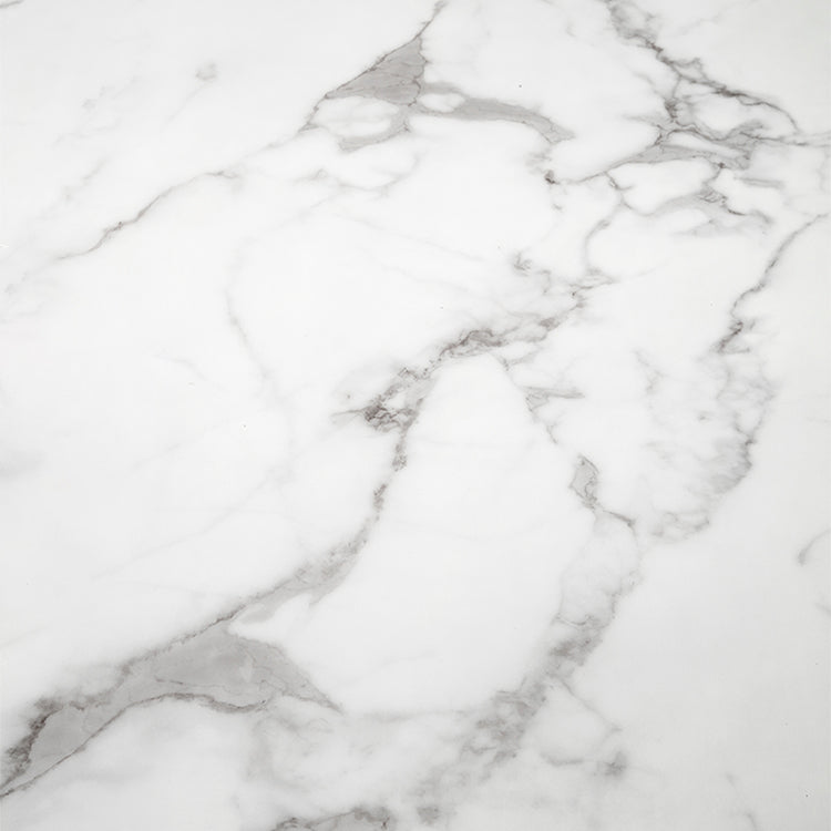 Round Dining Table Set 1/4/5/7/9 Pcs Marble Dining Table with Upholstered Chairs