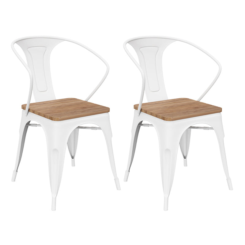 Rectangle Dining Table Set 1/2/7 Pcs Modern Dining Chairs with Metal Frame 2 White Chairs Clearhalo 'Dining Room Sets' 'Dining Tables & Seating' 'dining_room_set' 'furn' 'furn_dining_room_set' 'Furniture' 'Kitchen & Dining Furniture' 5927459