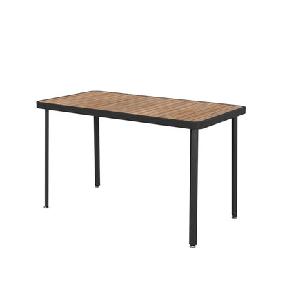 Table à manger rectangle Ensemble 1/2/7 PCS Chaises de restauration modernes avec cadre en métal