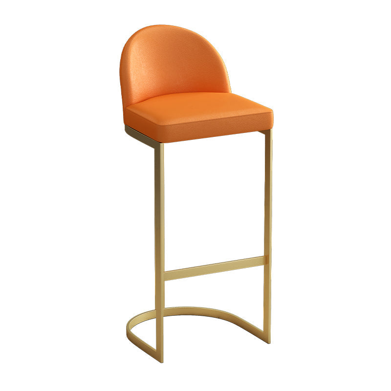 Modern 1/3 Pieces Bar Table Set Rectangle Stone Counter Table with Stools for Dining Room Gold 26"H Stool (Single) Clearhalo 'Bar Furniture' 'furn' 'furn_home_bar_bar_sets' 'Furniture' 'Home Bars & Bar Sets' 'home_bar_bar_sets' 'Kitchen & Dining Furniture' 5927547