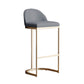 Glam Style 1/2/5 Pieces Bar Table Set Rectangle Bar Table with Metal High Stools for Home Clearhalo 'Bar Furniture' 'furn' 'furn_home_bar_bar_sets' 'Furniture' 'Home Bars & Bar Sets' 'home_bar_bar_sets' 'Kitchen & Dining Furniture' 5927583