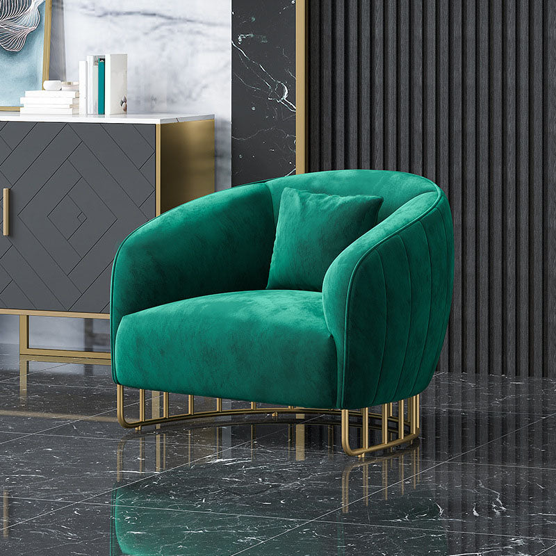 29.52" Wide Sofa for Living Room Sloped Arm Sofa with Metal Frame 31.5"L x 29.5"W x 29.5"H Green Clearhalo 'furn' 'furn_sofas' 'Furniture' 'Living Room Furniture' 'Sofa' 'sofas' 5931101