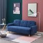 Fabric Sofa 29.92" High Recessed Arm Sofa with 3-seater for Apartment