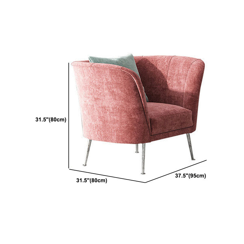 Fabric Sofa with Pillow Sewn Back and Tuxedo Arm for Living Room Clearhalo 'furn' 'furn_sofas' 'Furniture' 'Living Room Furniture' 'Sofa' 'sofas' 5931139