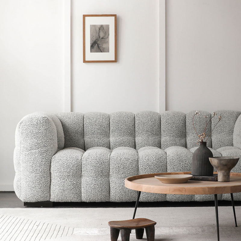 Almohada de la almohada Sofá con la lana de brazo de esmoquin contemporánea - 40.16 "D