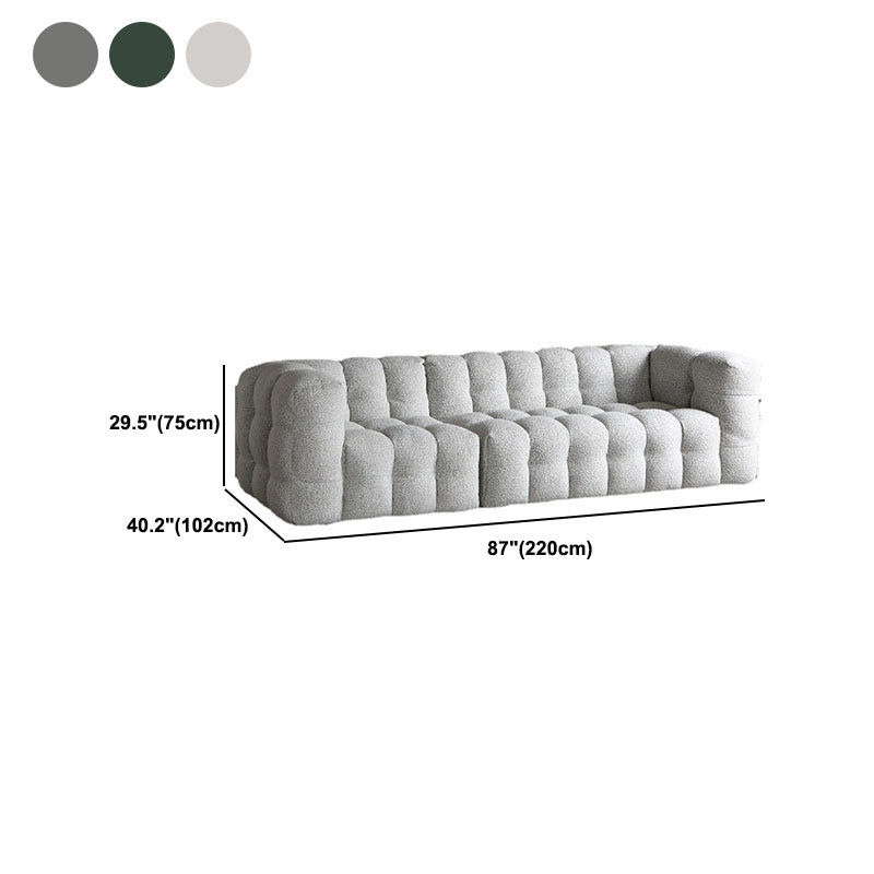 Almohada de la almohada Sofá con la lana de brazo de esmoquin contemporánea - 40.16 "D