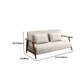 Convertible Sofa Square Arm Tight Back Sofa Bed 34.65 Inch Wide