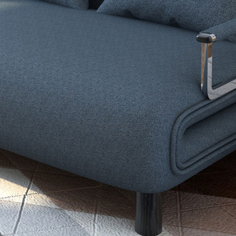 Divano letto in tessuto con retro stretto 23,62 pollici di larghezza per soggiorno