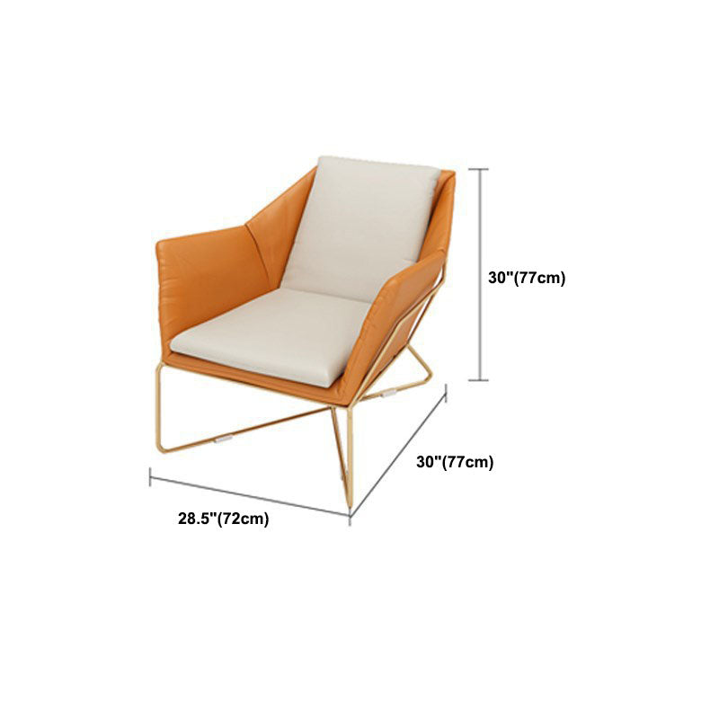 Sofá de cuero de sofá de estilo contemporáneo para sala de estar