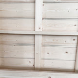 Cuscini posteriori cumpellati divano sezionale con braccio svasato, 137,80 "L