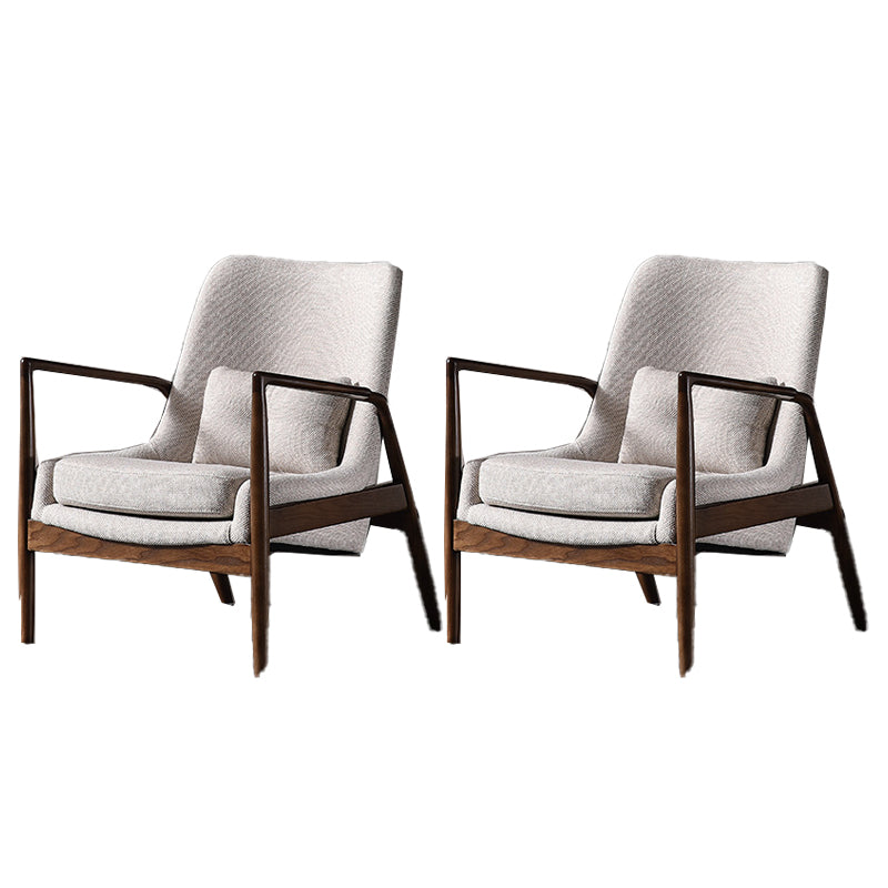 Nordic Arms Included with Pillow Round Arms Lounge Accent Chair