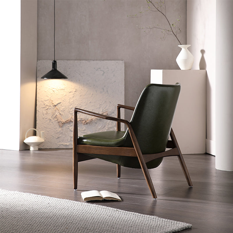 Nordic Arms Included with Pillow Round Arms Lounge Accent Chair