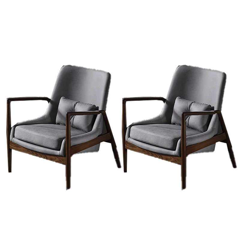 Nordic Arms Included with Pillow Round Arms Lounge Accent Chair