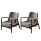 Nordic Arms Included with Pillow Round Arms Lounge Accent Chair