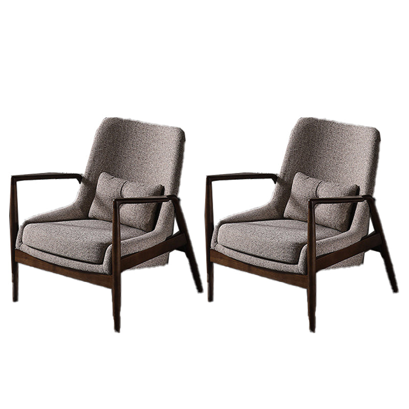 Nordic Arms Included with Pillow Round Arms Lounge Accent Chair