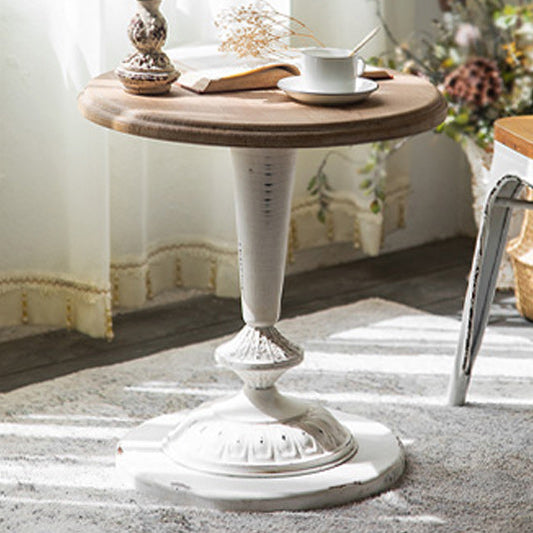 French Country Wooden Cocktail Table Distressed Coffee Cocktail Table for Home