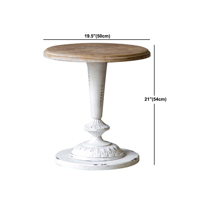 French Country Wooden Cocktail Table Distressed Coffee Cocktail Table for Home