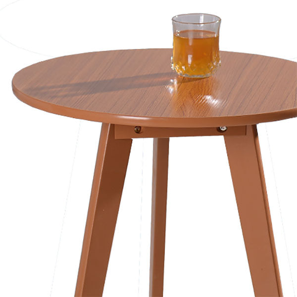 23,62 Zoll breit skandinavisches Sofa -Seitenakzent Tabelle 3 Beine rundes Seitenende Tisch