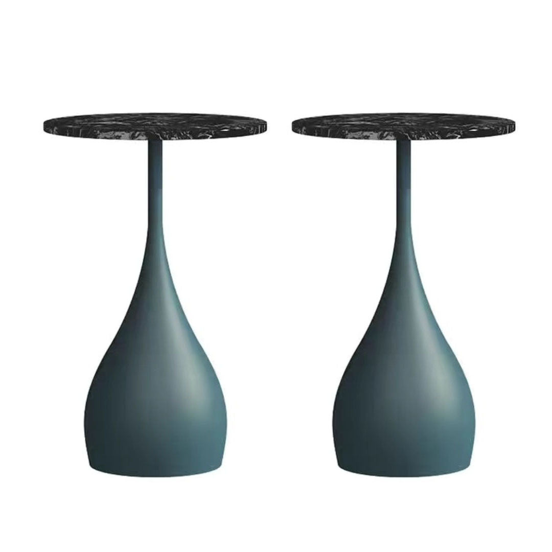 Mesa de extremo redonda de estilo contemporáneo Sofá de metal Sofá Tabla de acento