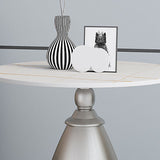 22,4 "hoher eisernen Sockel Endtisch modern