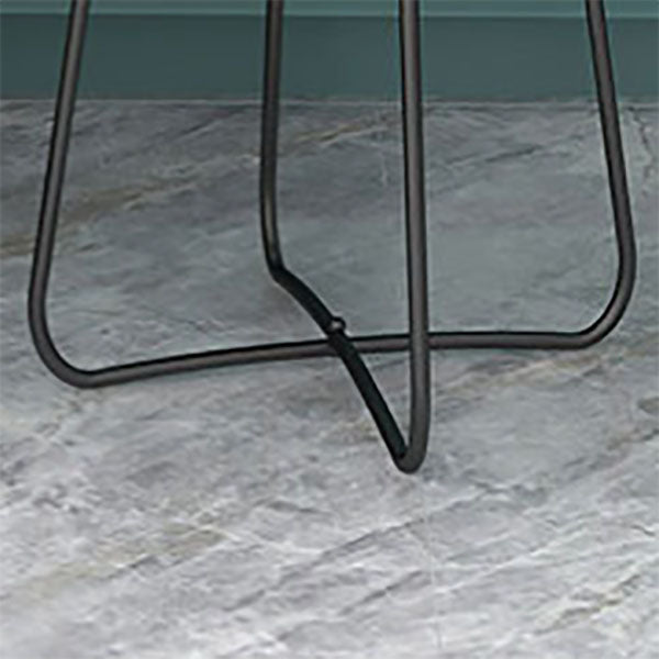 Bandeja redonda Tabla lateral superior 17.7 "/21.6" Table de la cruz de hierro de altura