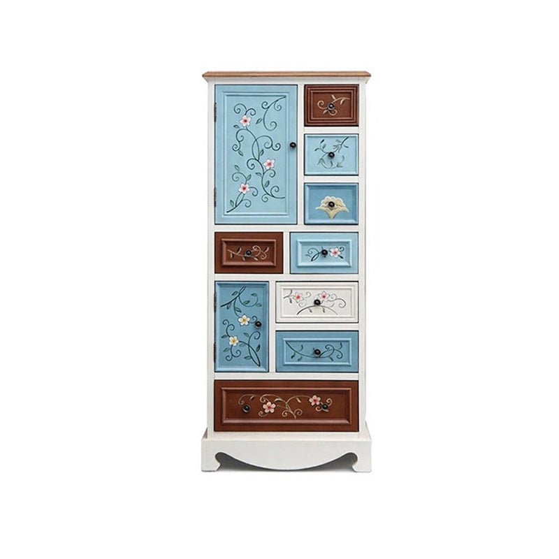 Armoire à accent industriel armoire artisanale en finition antique