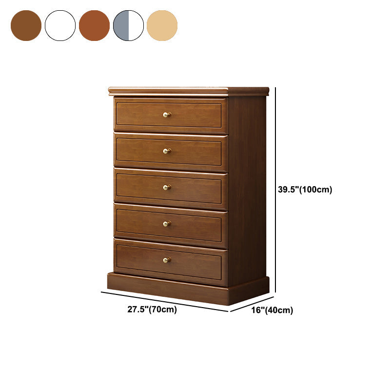 Moderno cassa di accento rettangolo con cassetti morbidi in legno massiccio