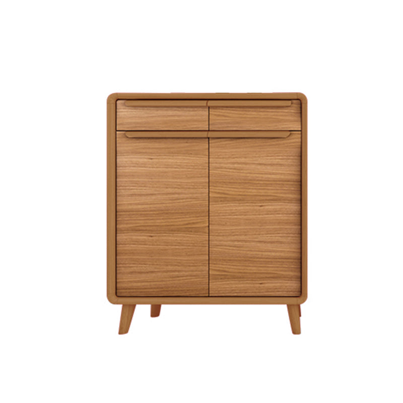 Modern Rectangle Wood Side Cabinet Bar Pulls Cabinet With Doors Clearhalo 'Cabinets & Chests' 'cabinets_chests' 'furn' 'furn_cabinets_chests' 'Furniture' 'Living Room Furniture' 5932269