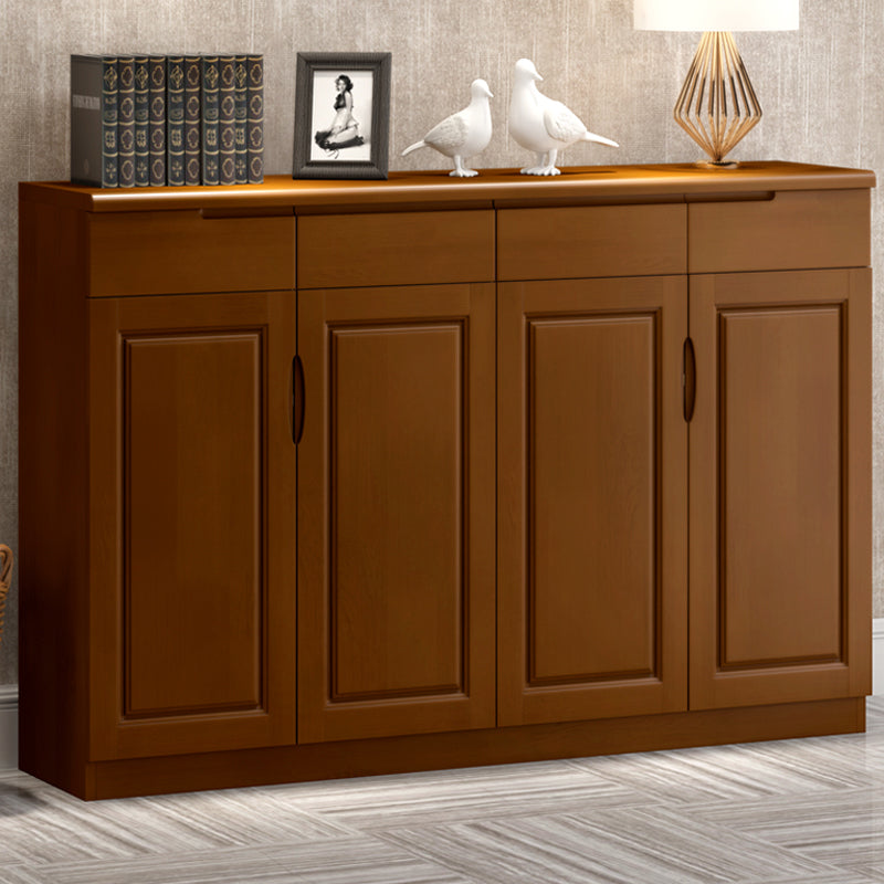 Single Modern Rectangle Side Cabinet Standard Wood Storage Cabinet Clearhalo 'Cabinets & Chests' 'cabinets_chests' 'furn' 'furn_cabinets_chests' 'Furniture' 'Living Room Furniture' 5932284