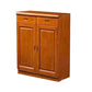 Single Modern Rectangle Side Cabinet Standard Wood Storage Cabinet 31.5"L x 15"W x 39.4"H Brown Clearhalo 'Cabinets & Chests' 'cabinets_chests' 'furn' 'furn_cabinets_chests' 'Furniture' 'Living Room Furniture' 5932292