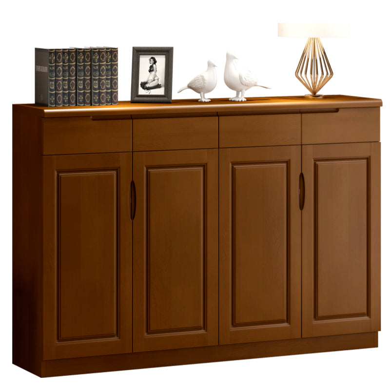Single Modern Rectangle Side Cabinet Standard Wood Storage Cabinet Clearhalo 'Cabinets & Chests' 'cabinets_chests' 'furn' 'furn_cabinets_chests' 'Furniture' 'Living Room Furniture' 5932293