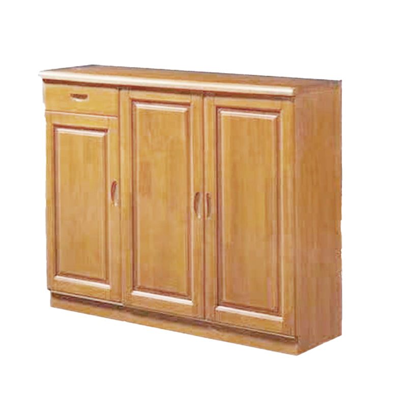 Single Modern Rectangle Side Cabinet Standard Wood Storage Cabinet 47.2"L x 15"W x 39.4"H Natural Clearhalo 'Cabinets & Chests' 'cabinets_chests' 'furn' 'furn_cabinets_chests' 'Furniture' 'Living Room Furniture' 5932294