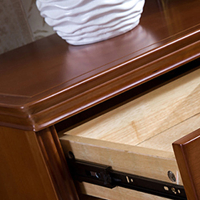 Single Modern Rectangle Side Cabinet Standard Wood Storage Cabinet Clearhalo 'Cabinets & Chests' 'cabinets_chests' 'furn' 'furn_cabinets_chests' 'Furniture' 'Living Room Furniture' 5932296