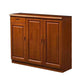 Single Modern Rectangle Side Cabinet Standard Wood Storage Cabinet 47.2"L x 15"W x 39.4"H Nut-Brown Clearhalo 'Cabinets & Chests' 'cabinets_chests' 'furn' 'furn_cabinets_chests' 'Furniture' 'Living Room Furniture' 5932300