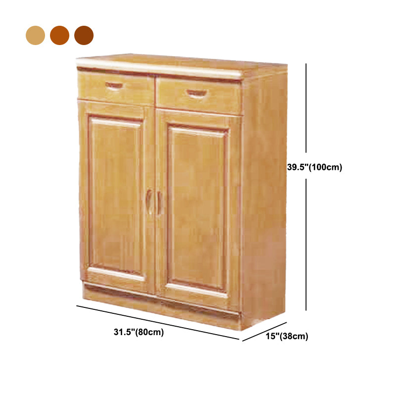 Single Modern Rectangle Side Cabinet Standard Wood Storage Cabinet Clearhalo 'Cabinets & Chests' 'cabinets_chests' 'furn' 'furn_cabinets_chests' 'Furniture' 'Living Room Furniture' 5932304