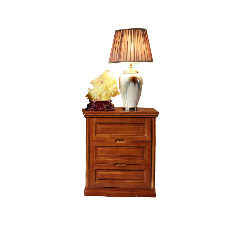 Gabinete rectángulo de madera gabinete de almacenamiento de cajones suaves