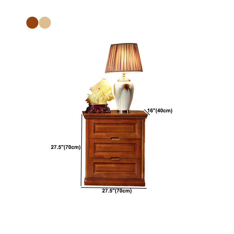 Gabinete rectángulo de madera gabinete de almacenamiento de cajones suaves