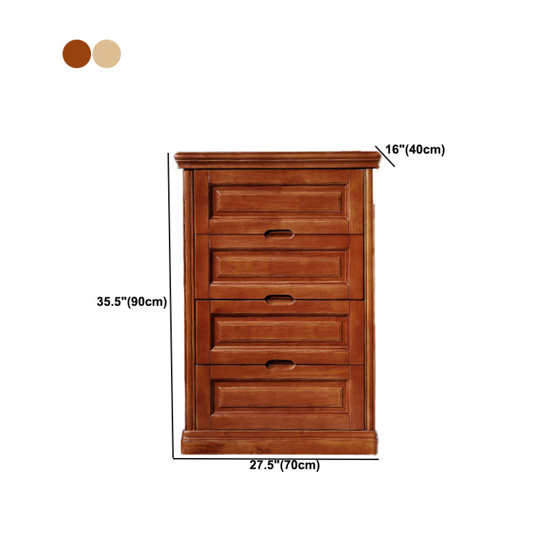 Gabinete rectángulo de madera gabinete de almacenamiento de cajones suaves