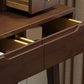 Scandinavian Vanity Makeup Table Set Solid Wood Dressing Table Stool Set